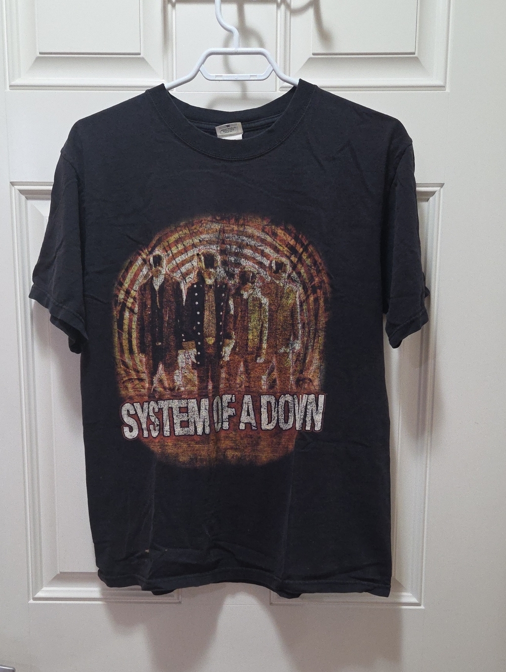 2005 System Of A Down Black Graphic Band T-Shirt